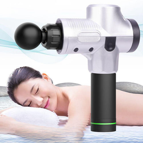 Treisa 24V percussion massage gun for deep tissue muscle recovery