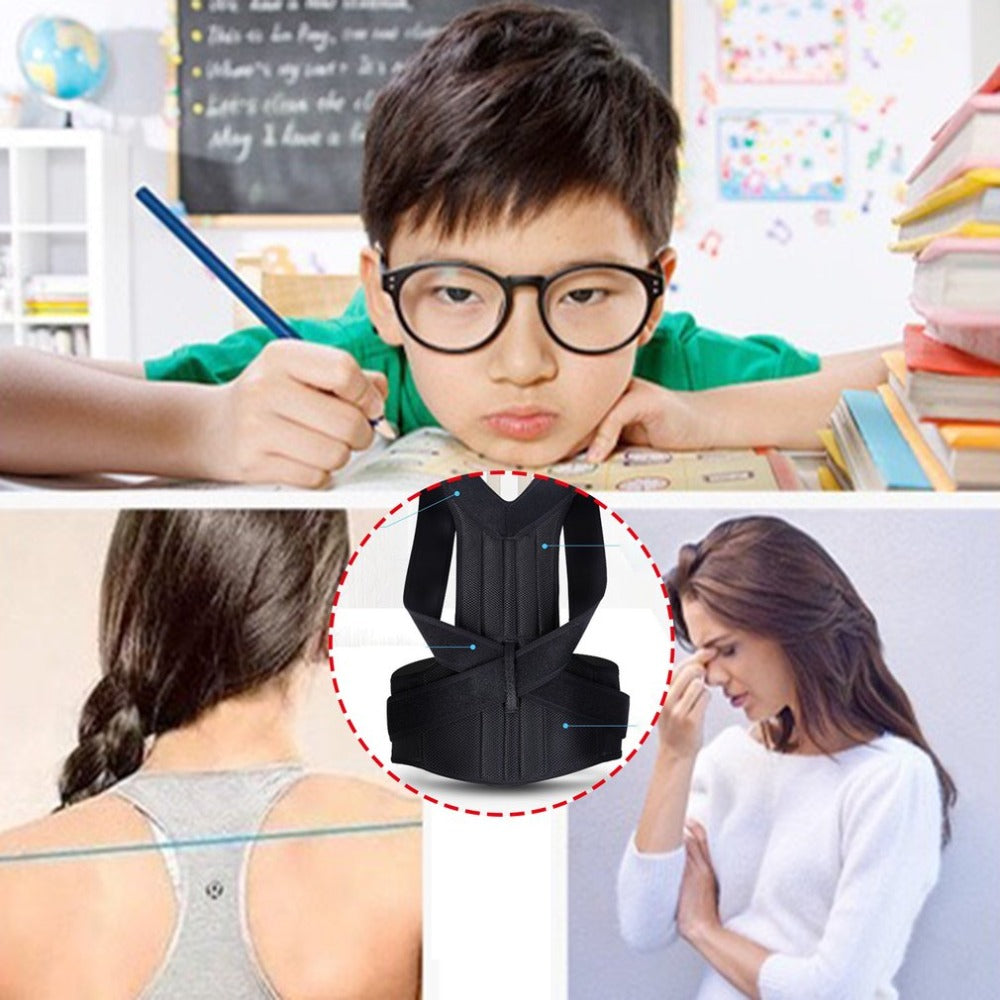 Treisa posture corrector, USB rechargeable design